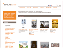 Tablet Screenshot of editeursdusud.com